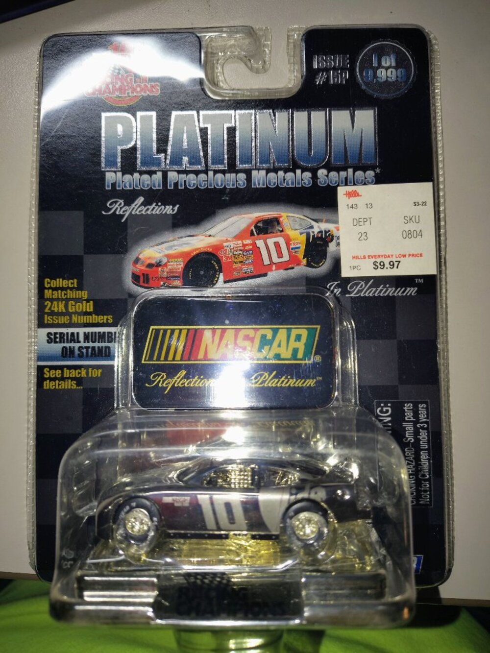 1999 Racing Champions Platinum Precious Metals #10 Tide – Ricky Rudd